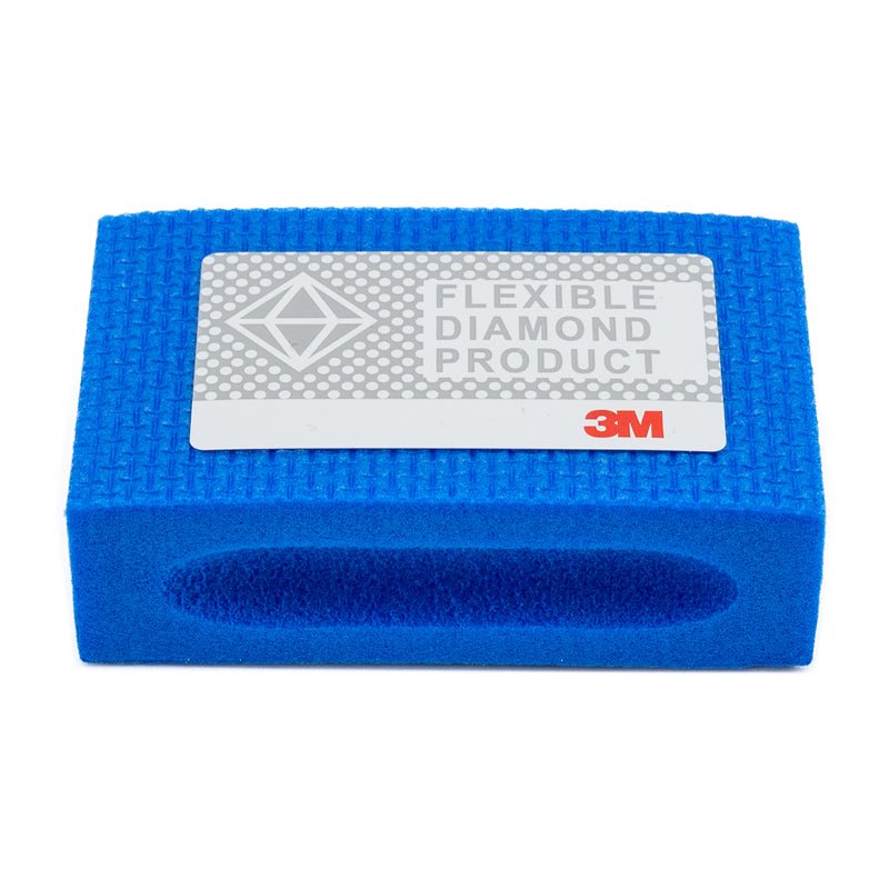 3M Diamond Hand Pad: Extra Fine - Blue - Warm Glass