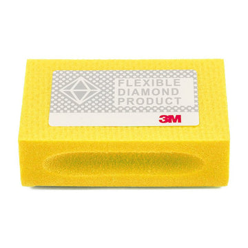 3M Diamond Hand Pad: Medium - Yellow - Warm Glass