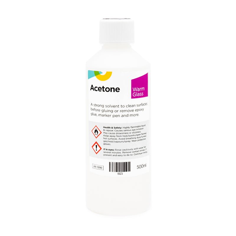 Acetone 500ml - Warm Glass