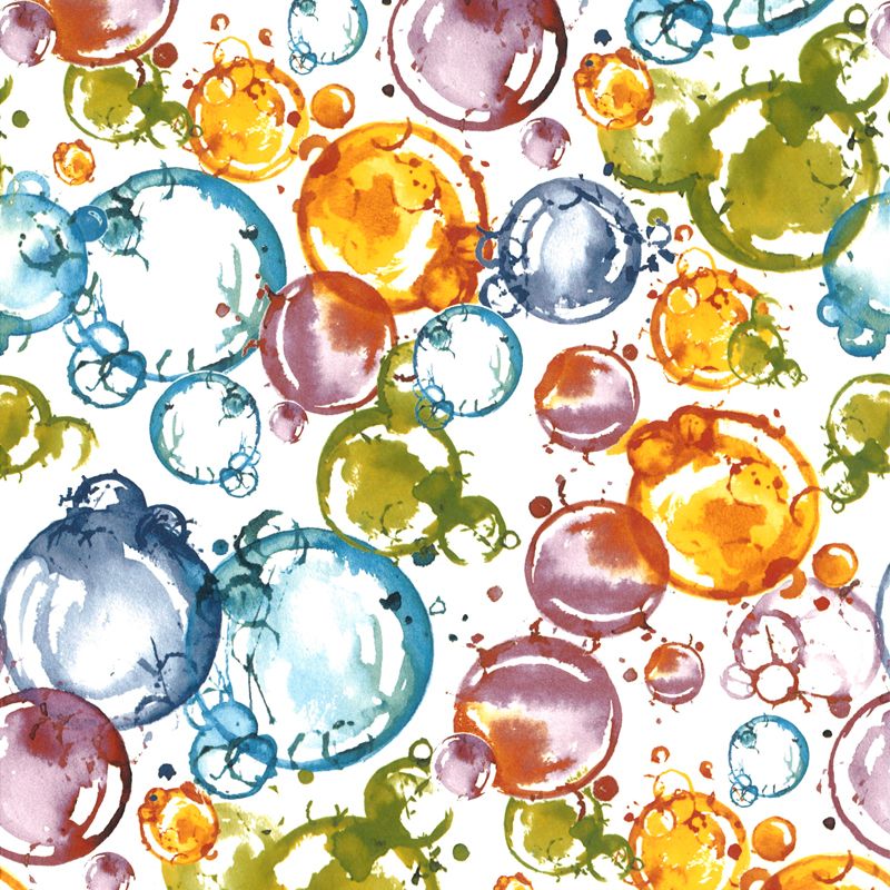 Bubbles Decal 22 x 22cm - Warm Glass