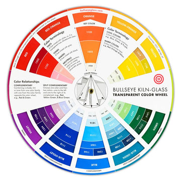 Bullseye Colour Wheel - Warm Glass