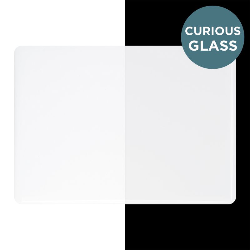 Bullseye Curious Glass: 2mm Opaque White Opal 0013.50 - Warm Glass