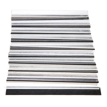 Bullseye Glass: 2mm Black, White & Clear Strip Saver Pack - Warm Glass