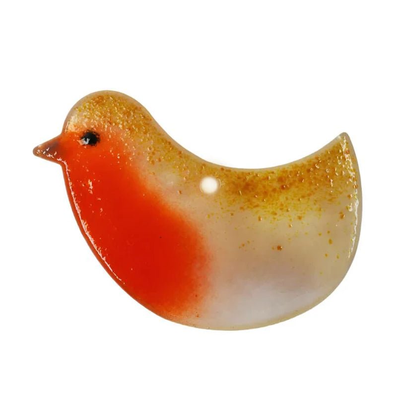 Bullseye Glass: 3mm Bird (10cm) - Warm Glass