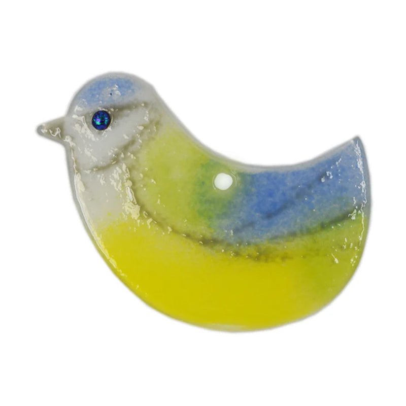 Bullseye Glass: 3mm Bird (10cm) - Warm Glass