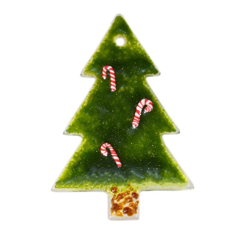 Bullseye Glass: 3mm Christmas Tree (9cm) - Warm Glass