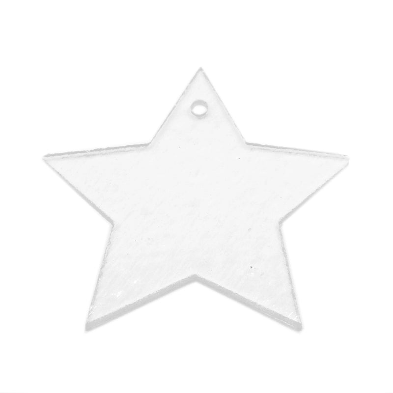 Bullseye Glass: 3mm Star (9cm) - Warm Glass