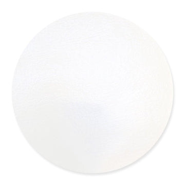 Bullseye Glass Circle: 3mm White Opal 0113 (20cm) - Warm Glass