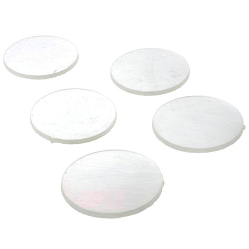 Bullseye Glass Circle: Small Clear Transparent Packs 1101 - Warm Glass