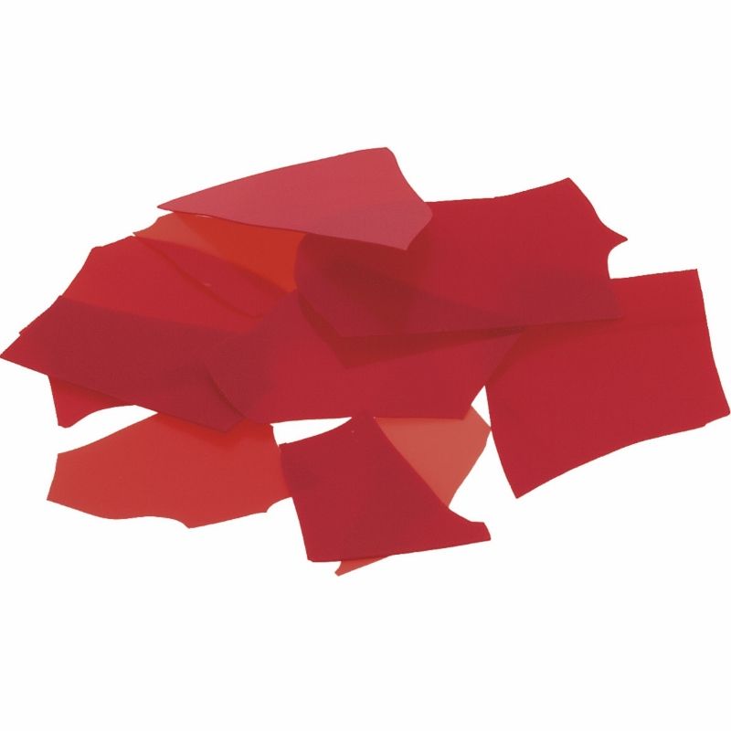 Bullseye Glass Confetti: Red Opal 0124 - Warm Glass