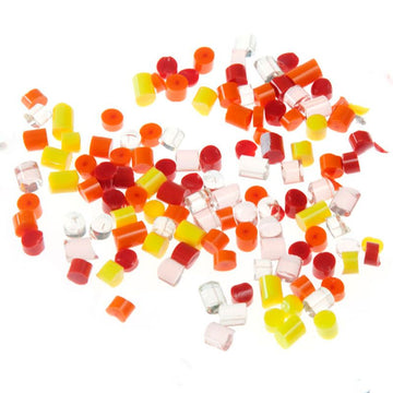 Bullseye Glass Dots: Hot Mix - Warm Glass