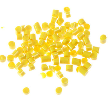 Bullseye Glass Dots: Sunflower Yellow Opal 0220 - Warm Glass