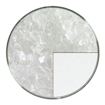 Bullseye Glass Frit: Clear Extra Large Frit 1101.05 - Warm Glass