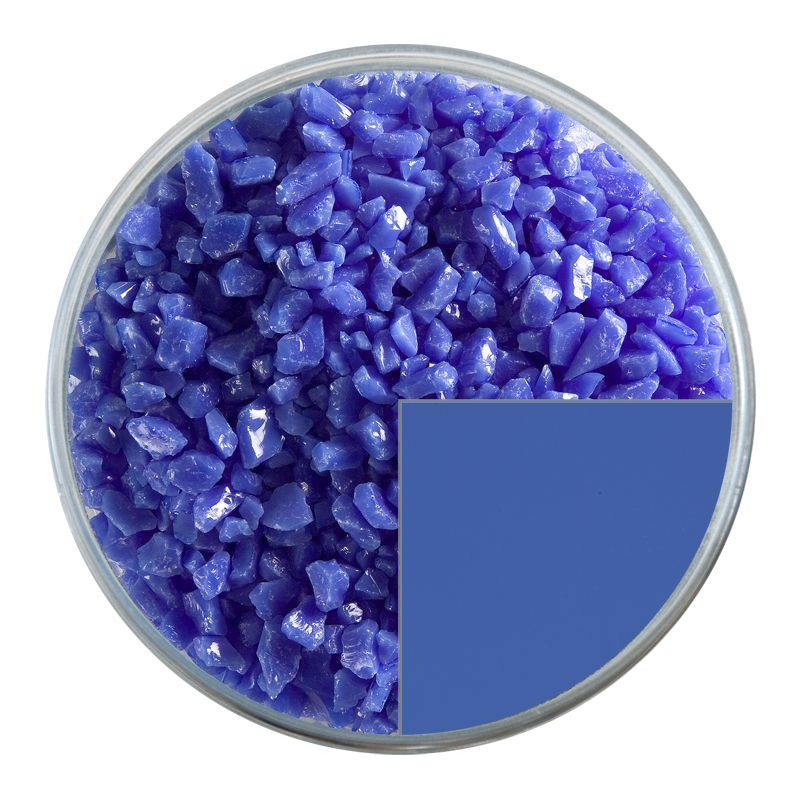 Bullseye Glass Frit: Cobalt Blue Opal Coarse 0114.03 - Warm Glass