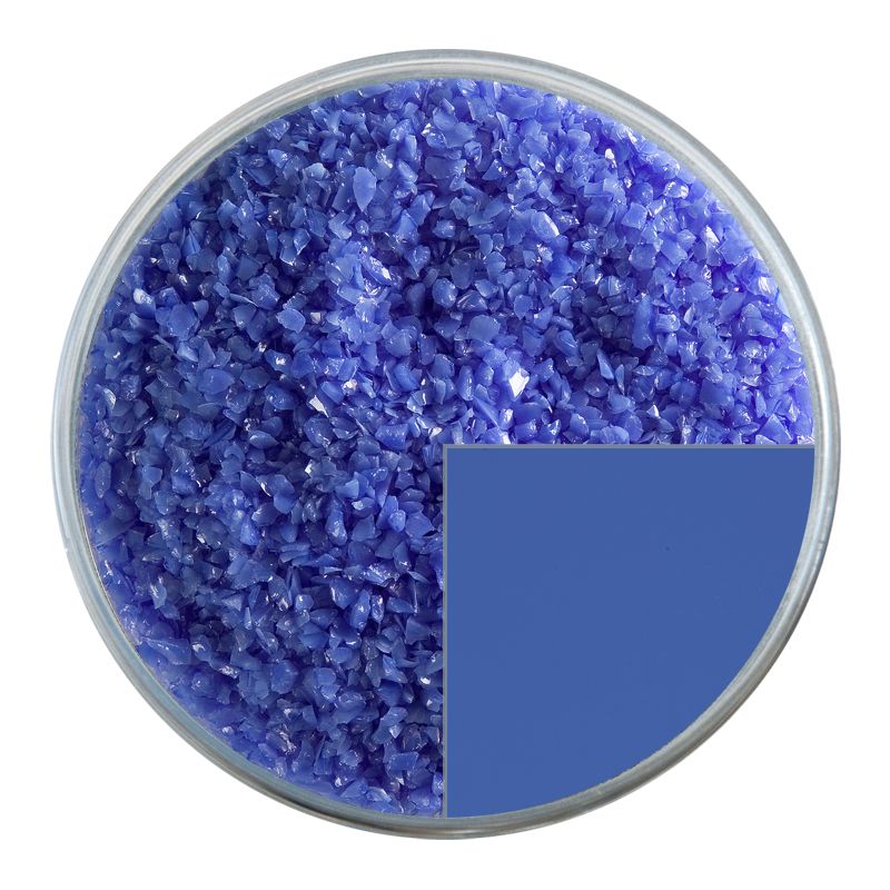 Bullseye Glass Frit: Cobalt Blue Opal Medium 0114.02 - Warm Glass