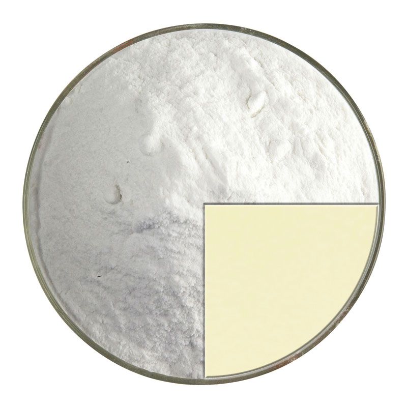 Bullseye Glass Frit: Cream Opal Glass Powder 0420.08 - Warm Glass