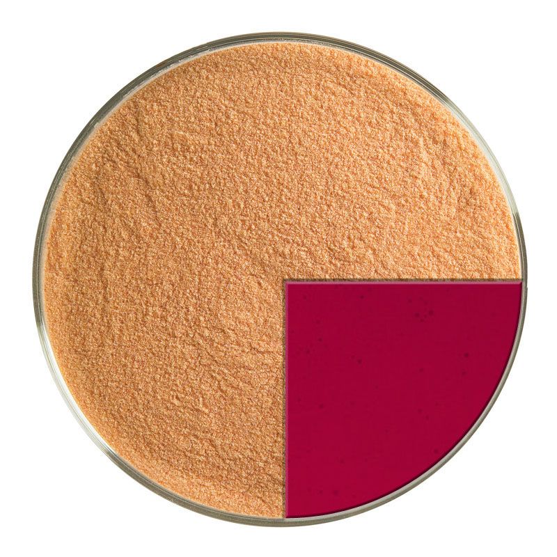 Bullseye Glass Frit: Garnet Red Trans Powder 1322.08 - Warm Glass