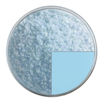 Bullseye Glass Frit: Glacier Blue Opal Medium 0104.02 - Warm Glass