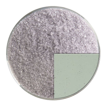 Bullseye Glass Frit: Light Silver Grey Transparent Fine 1429.01 - Warm Glass