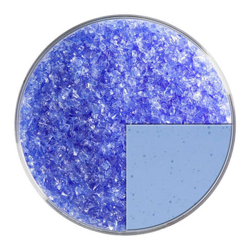 Bullseye Glass Frit: Light Sky Blue Trans Medium Frit 1414.02 - Warm Glass