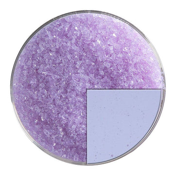 Bullseye Glass Frit: Neo Lavender Trans Medium Frit 1442.02 - Warm Glass