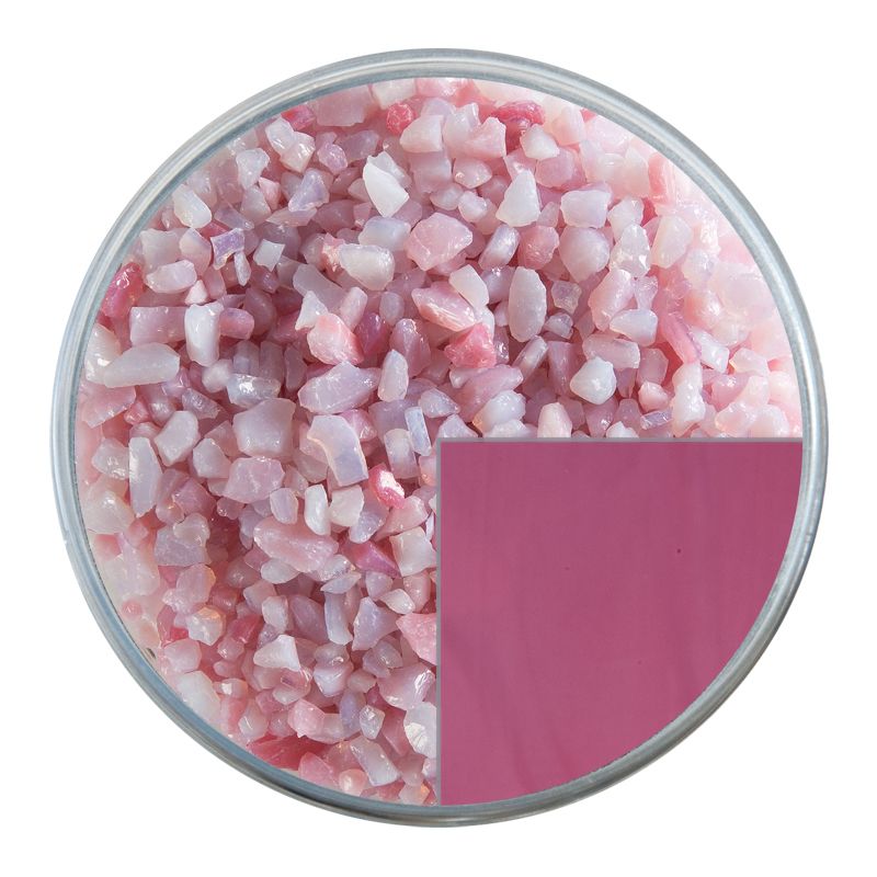 Bullseye Glass Frit: Pink Opal Coarse 0301.03 - Warm Glass