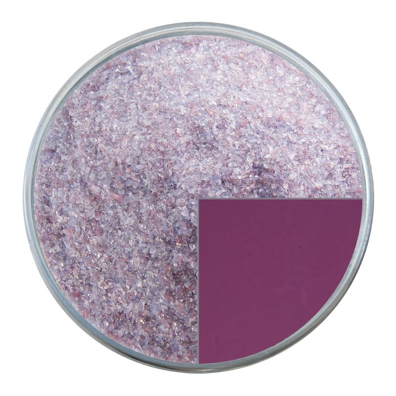 Bullseye Glass Frit: Plum Opal Fine 0332.01 - Warm Glass