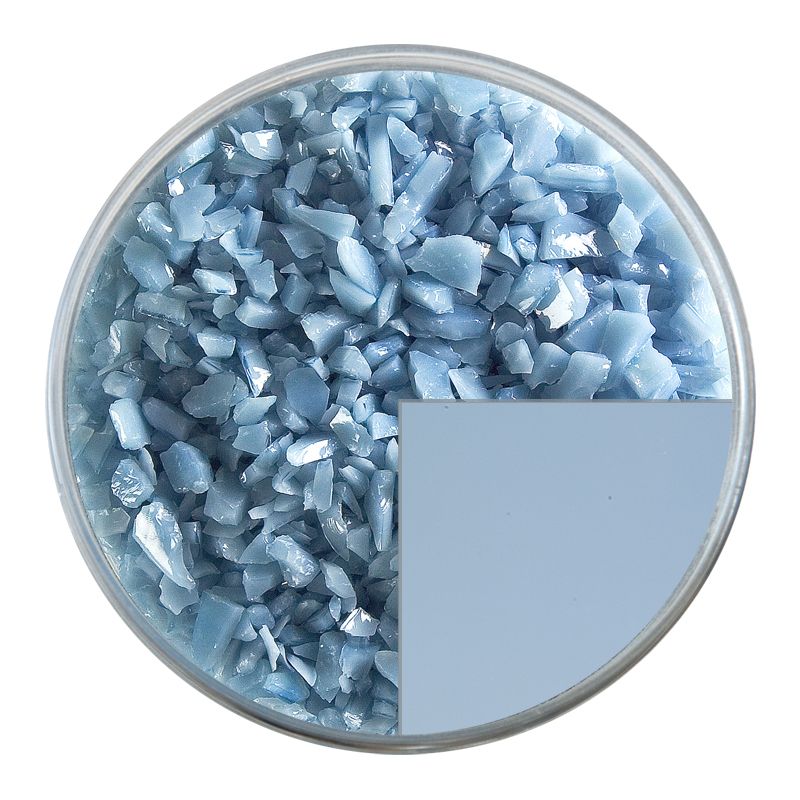 Bullseye Glass Frit: Powder Blue Opal Coarse 0108.03 - Warm Glass