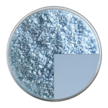 Bullseye Glass Frit: Powder Blue Opal Medium 0108.02 - Warm Glass