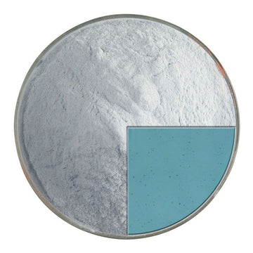 Bullseye Glass Frit: Sea Blue Trans Glass Powder 1444.08 - Warm Glass