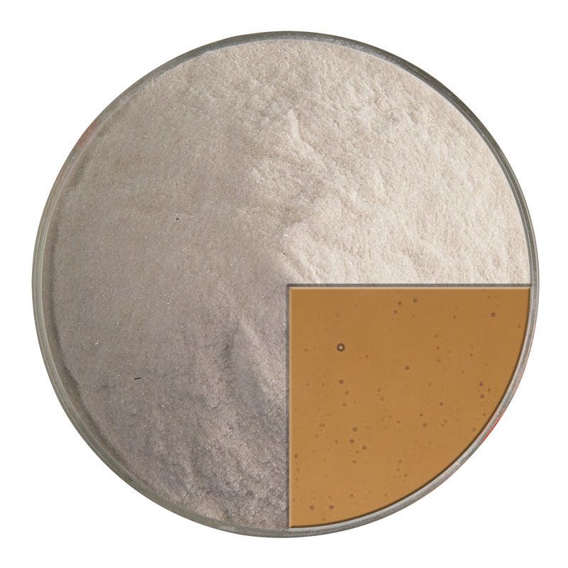 Bullseye Glass Frit: Tan Glass Powder 1419.08 - Warm Glass