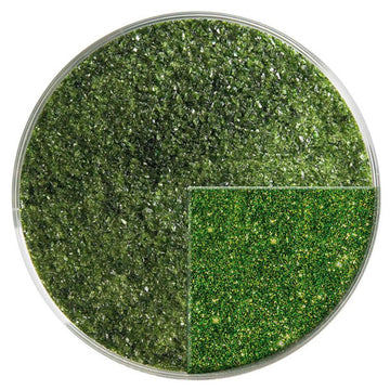 Bullseye Glass Frit:Lt Aventurine Green Transparent Fine 1412.01 - Warm Glass