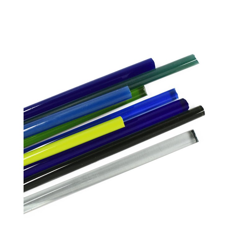 Bullseye Glass Rods: 1/2lb Cool Mix - Warm Glass