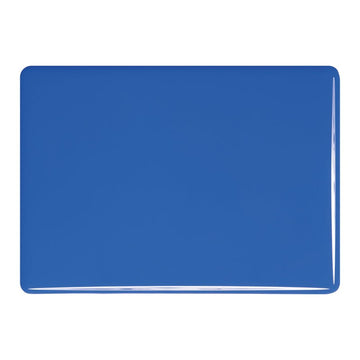 Bullseye Sheet Glass: 2mm Cobalt Blue Opal 0114.50 - Warm Glass