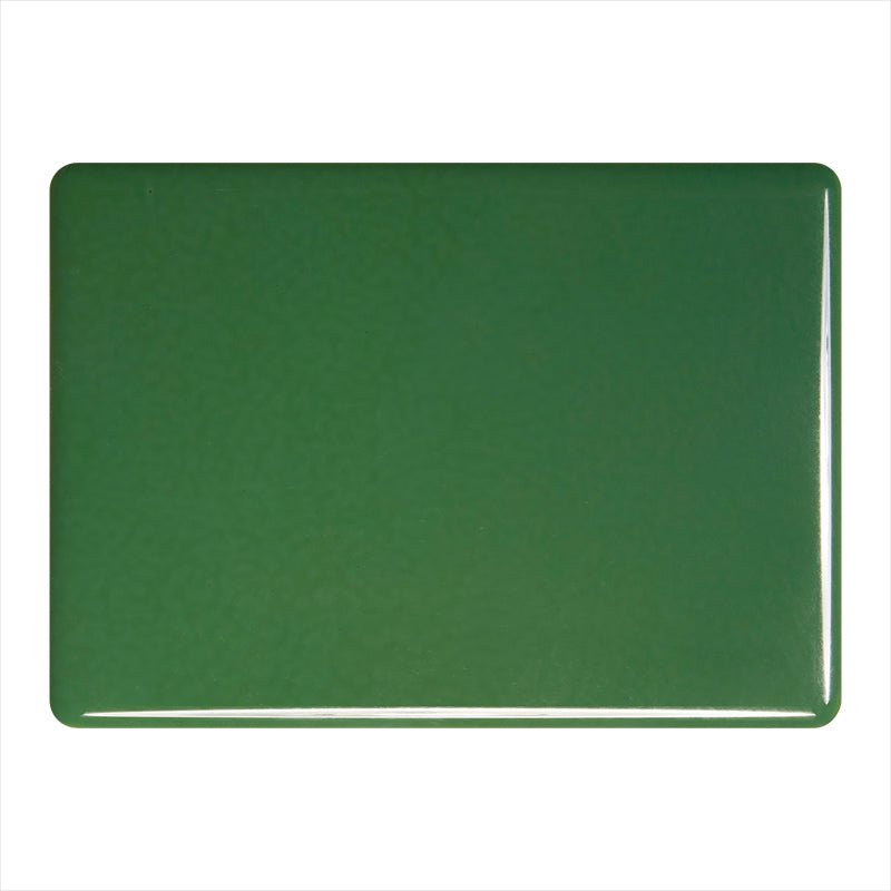 Bullseye Sheet Glass: 2mm Dark Forest Green Opal 0141.50 - Warm Glass