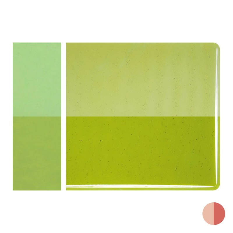 Bullseye Sheet Glass: 2mm Fern Green Striker 1207.50 - Warm Glass