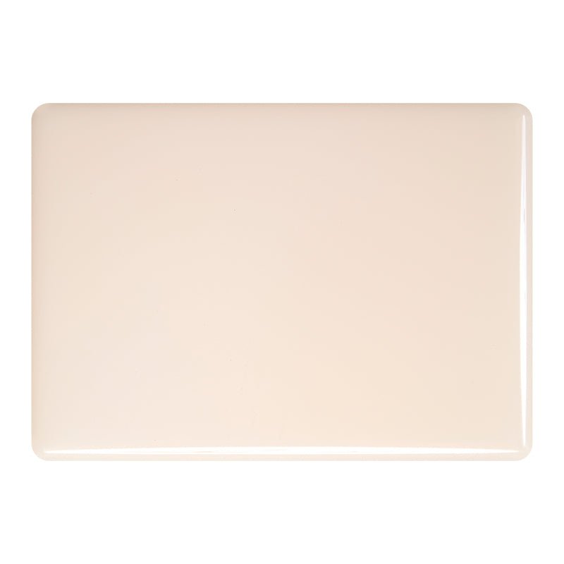 Bullseye Sheet Glass: 2mm Light Peach Cream Opal 0034.50 - Warm Glass