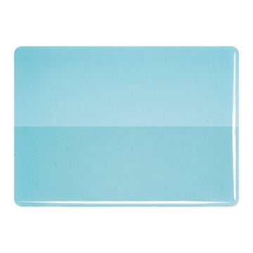 Bullseye Sheet Glass: 2mm Light Turquoise Blue 1416.50 - Warm Glass