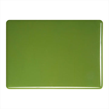 Bullseye Sheet Glass: 2mm Olive Green Opal 0212.50 - Warm Glass