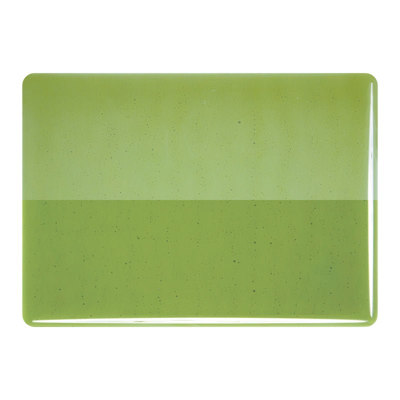 Bullseye Sheet Glass: 2mm Olive Green Transparent 1141.50 - Warm Glass