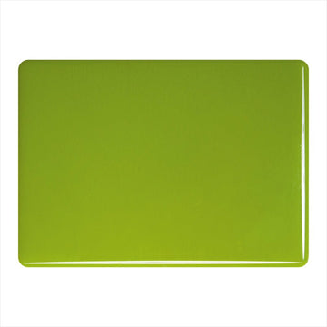 Bullseye Sheet Glass: 2mm Pea Pod Green Opal 0312.50 - Warm Glass