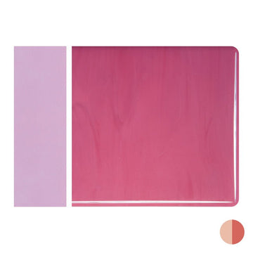 Bullseye Sheet Glass: 2mm Pink Opal Striker 0301.50 - Warm Glass