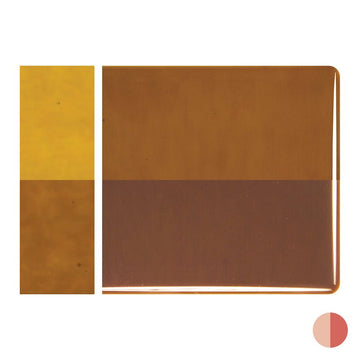 Bullseye Sheet Glass: 2mm Sienna Striker 1119.50 - Warm Glass