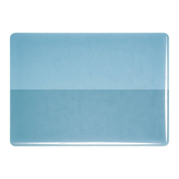 Bullseye Sheet Glass: 2mm Steel Blue Transparent 1406.50 - Warm Glass