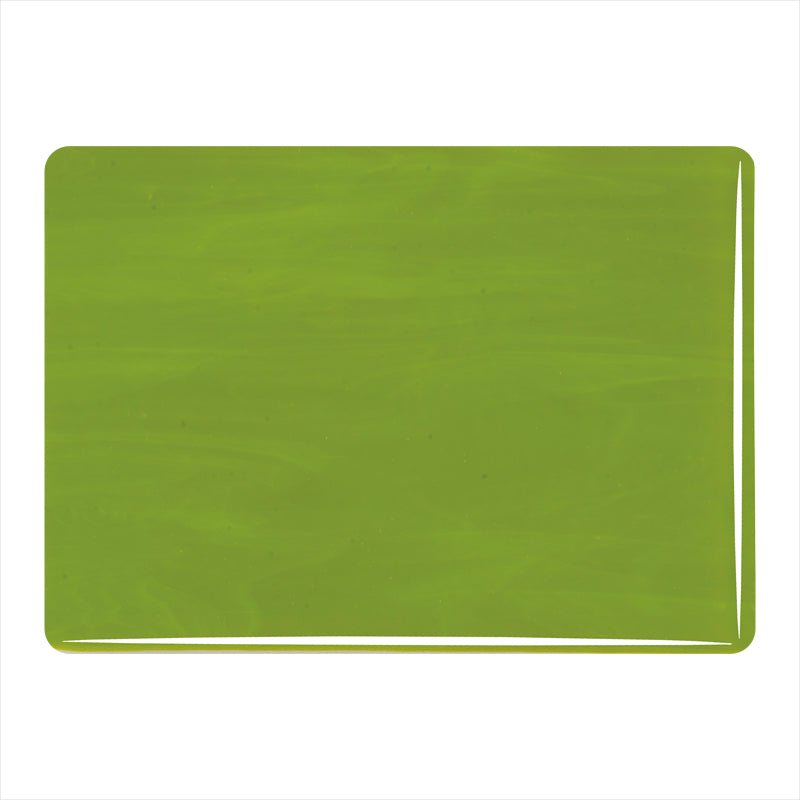 Bullseye Sheet Glass: 3mm Avocado Green Opal 0222.30 - Warm Glass