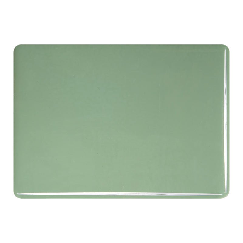 Bullseye Sheet Glass: 3mm Celadon Green Opal 0207.30 - Warm Glass