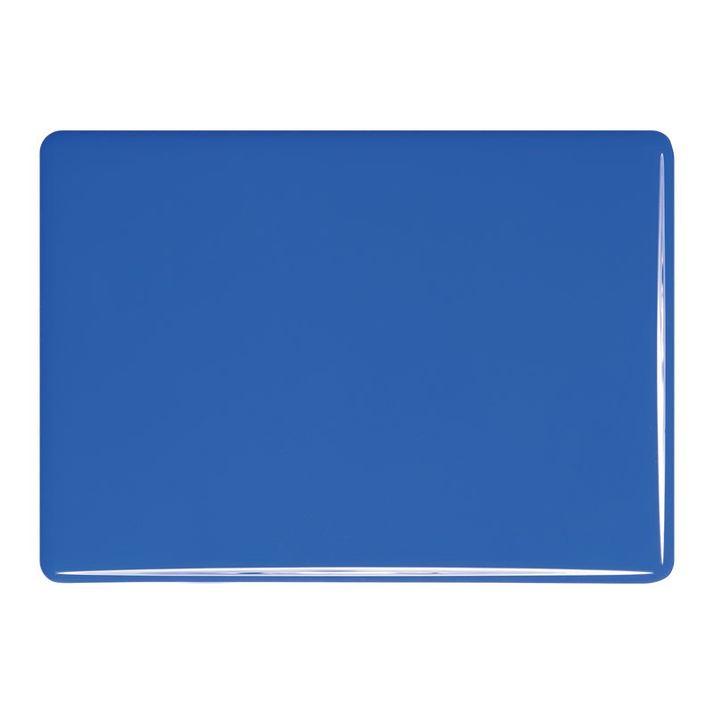 Bullseye Sheet Glass: 3mm Cobalt Blue Opal 0114.30 - Warm Glass