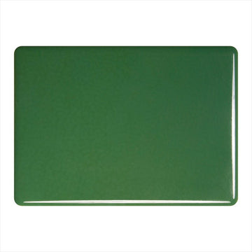 Bullseye Sheet Glass: 3mm Dark Forest Green Opal 0141.30 - Warm Glass