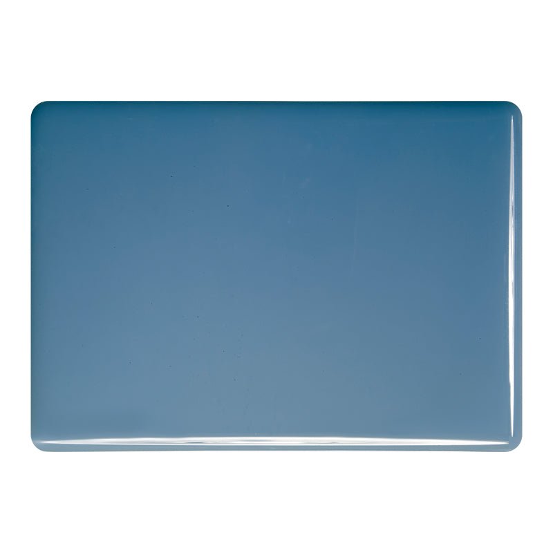 Bullseye Sheet Glass: 3mm Dusty Blue Opal 0208.30 - Warm Glass