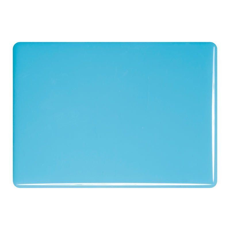 Bullseye Sheet Glass: 3mm Light Cyan Opal 0216.30 - Warm Glass